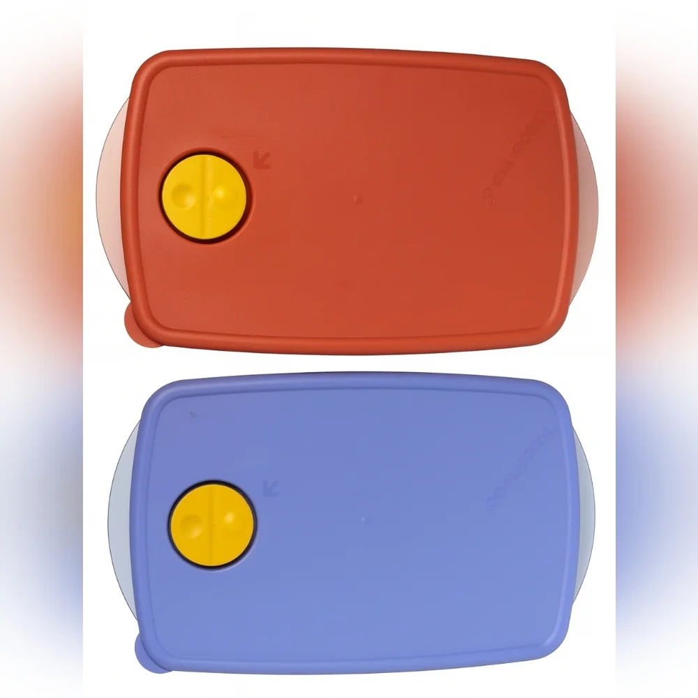 Tupperware Vent N Serve Microwave Storage Tupperware Blue And Orange Storage Set